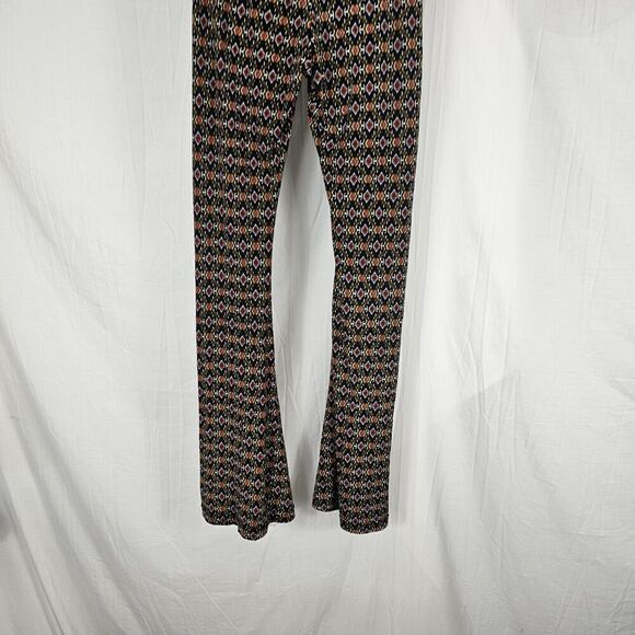 Show Me Your Mumu Women's Size Small Boho Bam Bam Bells Printed Black Multi - Picture 4 of 8